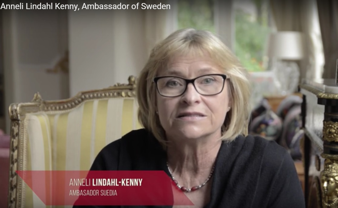 Anneli Lindahl Kenny, Ambassador of Sweden: ”We need to change the culture that tolerate domestic violence. We all need to react when a woman is abuse”