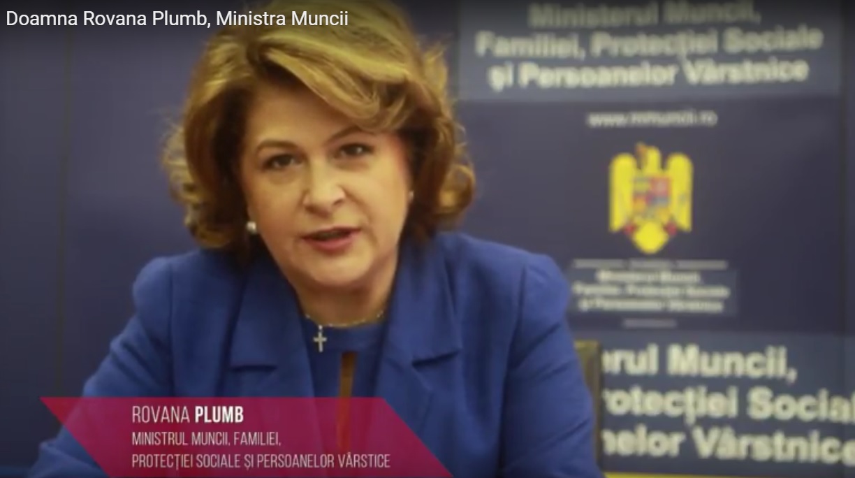 Rovana Plumb, Ministra Muncii, Familiei și Protecției Sociale, mesaj de toleranță zero față de fenomenul violenței asupra femeii