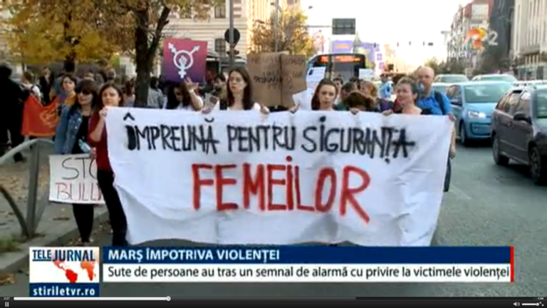 Mass media despre marșul „Împreună pentru siguranța femeilor”, 19 octombrie 2019